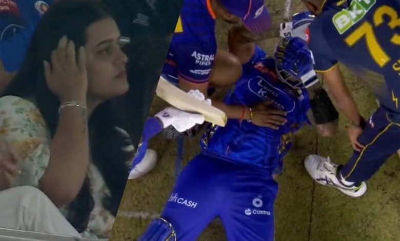 सूर्यकुमार-यादव-को-बेटिंग-के-दौरान-गेंद-उनके-सीधे-हेलमेट-पर-लगी-और-वे-जमीन-पर-गिर-पड़े,-वाइफ-का-रिएक्शन-वायरल