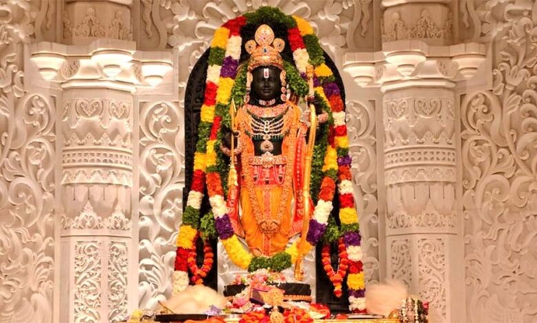 रामनवमी-पर-अयोध्या-धाम-में-उत्सव-सा-नजारा-है,-सुबह-नौ-बजे-अभिषेक,-ठीक-12-बजे-सूर्य-तिलक-और-देर-रात-तक-देंगे-दर्शन