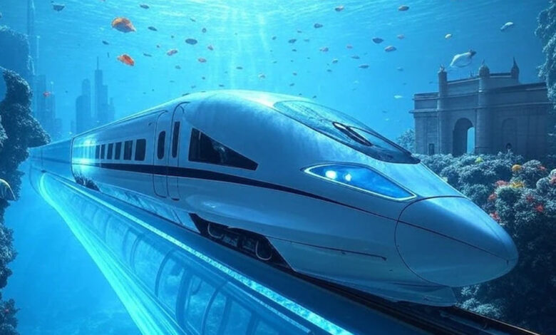 मुंबई-से-दुबई-अंडरवॉटर-रेल-प्रोजेक्ट-प्रस्तावित-परियोजना,-1000-km-की-स्पीड-से-पहुंचाएगी-अंडरवॉटर-ट्रेन,-दुनिया-बदल-सकता-है-ये-प्रोजेक्ट!