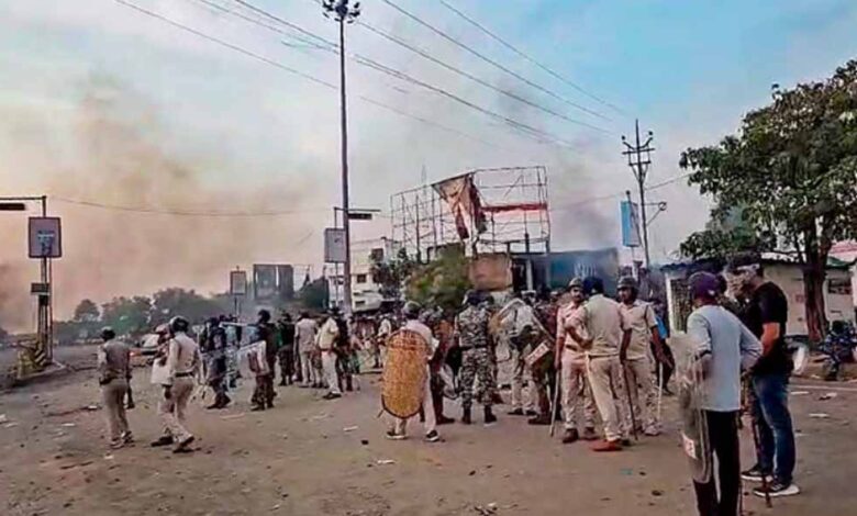 बंगाल-में-नहीं-थम-रही-हिंसा-की-आग-,-भारी-संख्या-में-पुलिस-बल-तैनात,-हाई-अलर्ट-जारी