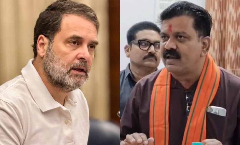 गृहमंत्री विजय शर्मा का बड़ा आरोप, राहुल गांधी घोप रहे देश की पीठ में छुरा
